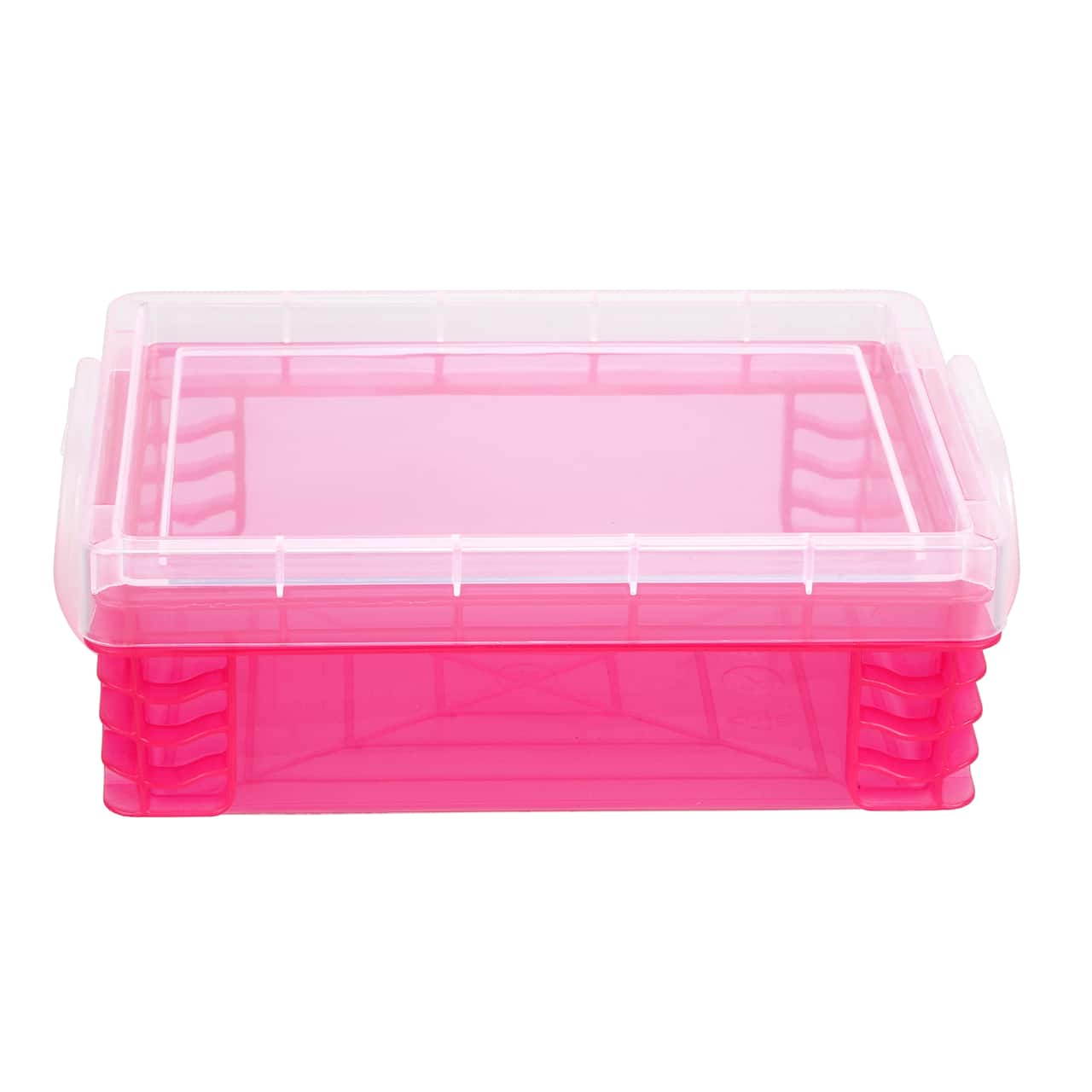 Pink Stacking Crayon Box by Simply Tidy&#x2122;